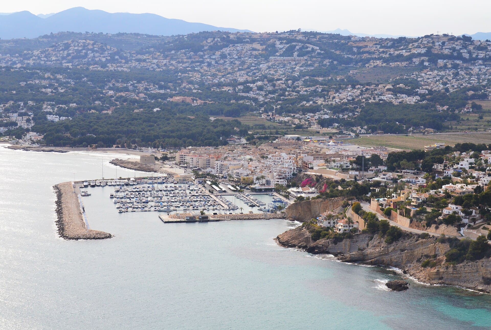 Moraira — view of the town